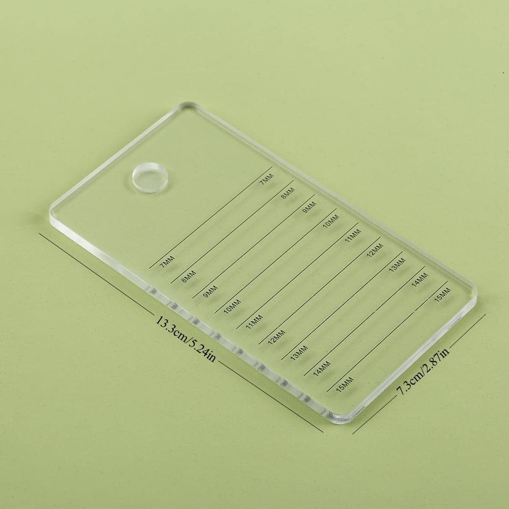 Acrylic Eyelash Extension Pallet, Grafting False Eyelash Organizer Extension Pad Lash Tray Adhesive Glue Palette Individual Hold