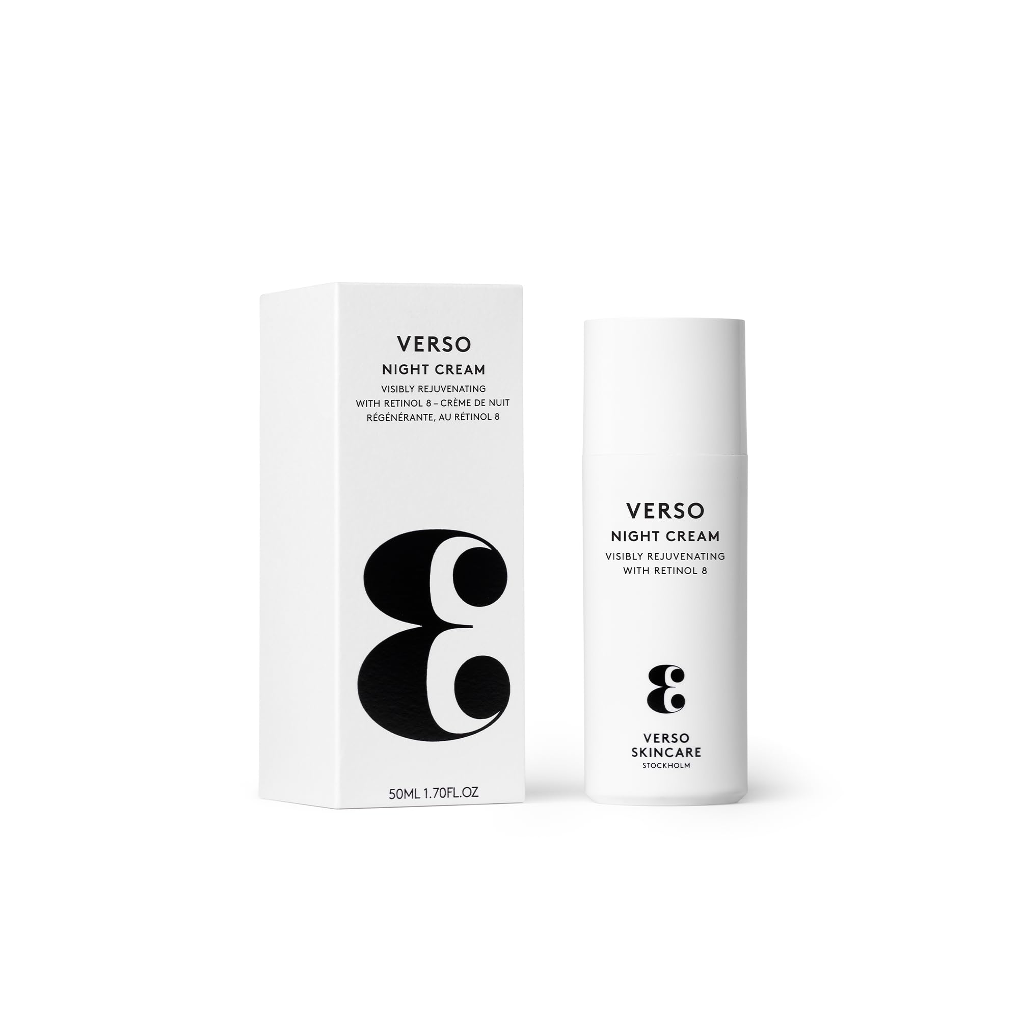 Verso Skincare Night Cream with Retinol 8, Turmeric and Oats