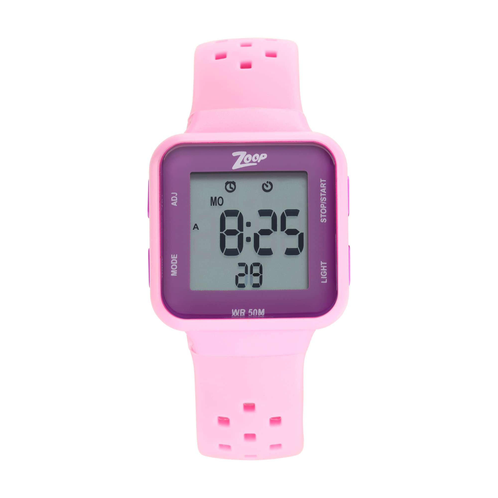 Zoop Kids Unisex Silver Dial Silicone Digital Watch (Not Assigned,Not Assigned)