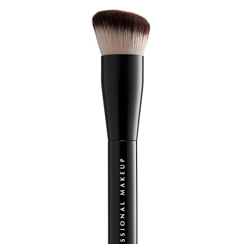 NYX PROFESSIONAL MAKEUP Foundation Brush, Weasel Hair, Black, 0.03 Ounce, Model PROB37