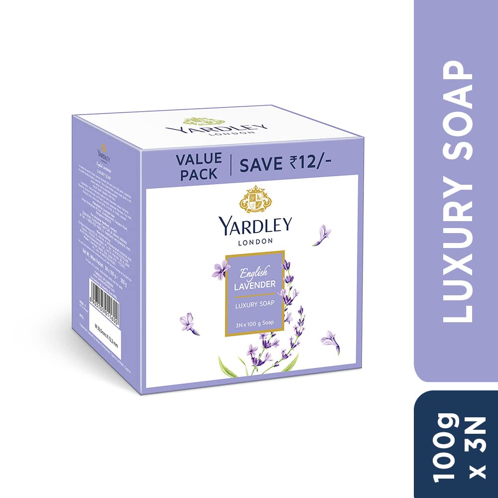 Yardley English Lavender Luxury Soap, 3X100Gm