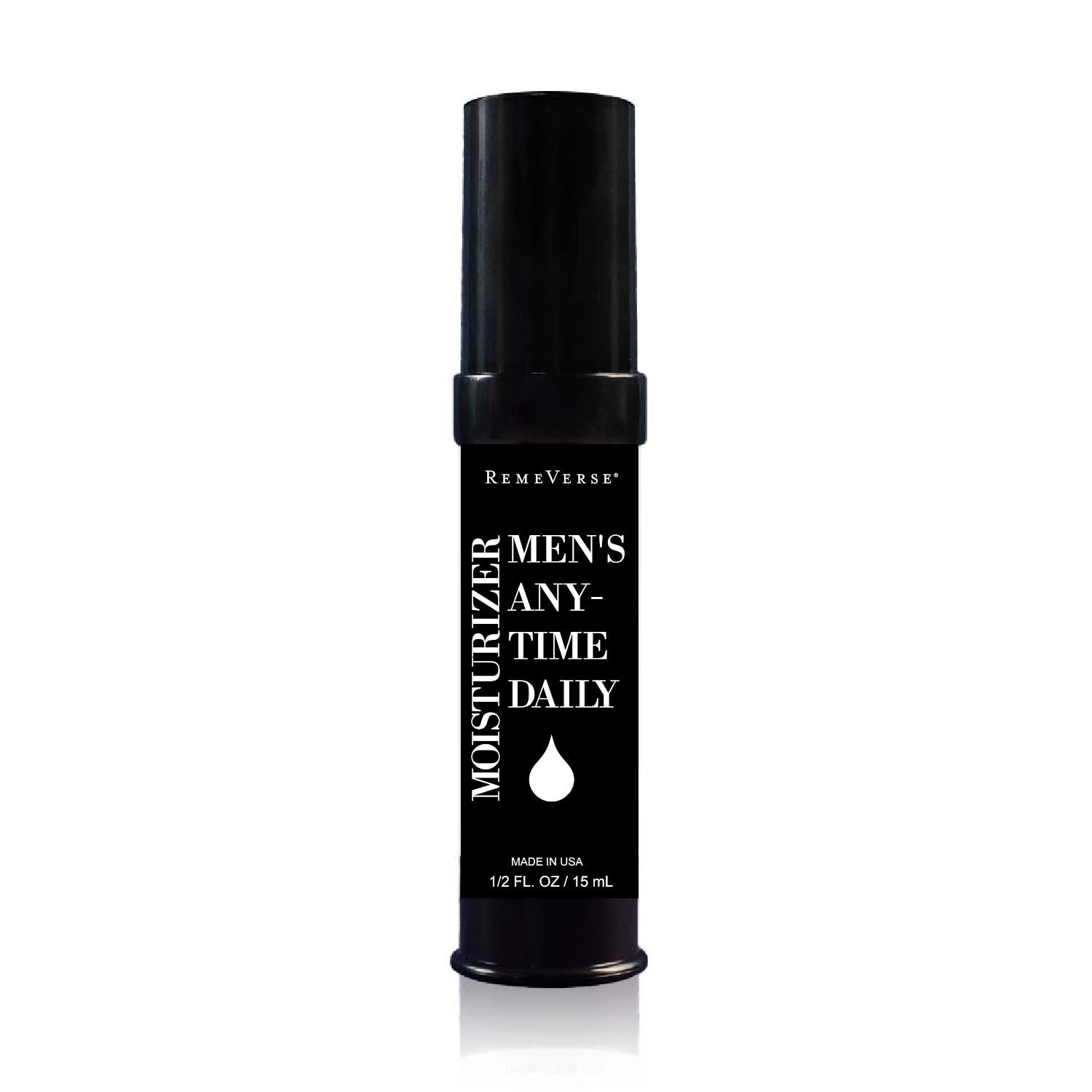RemeVerse Mens Anytime Daily Moisturizer with Hyaluronic Acid, Peptides, Vitamins C & E, Collagen, Green Tea - Smoothes & Hydrat
