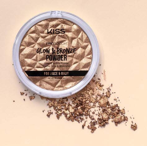 KISS NEW YORK Pro Touch Glow & Bronze Powder for Face & Body- KPBP01 (Powder-Medium)