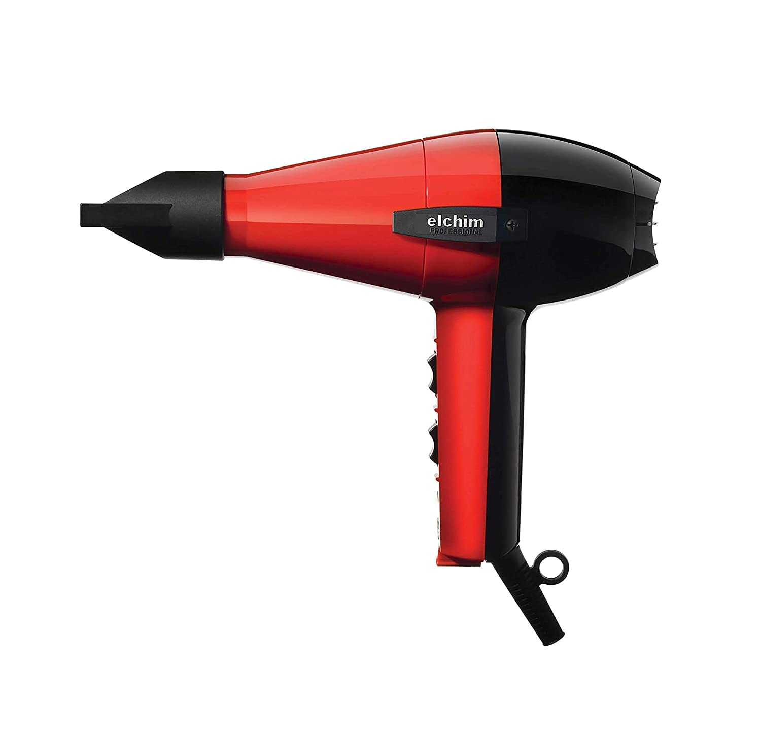 Elchim 2001 High Pressure Professional Hair Dryer - Red/Black , 1 Count (Pack Of 1)