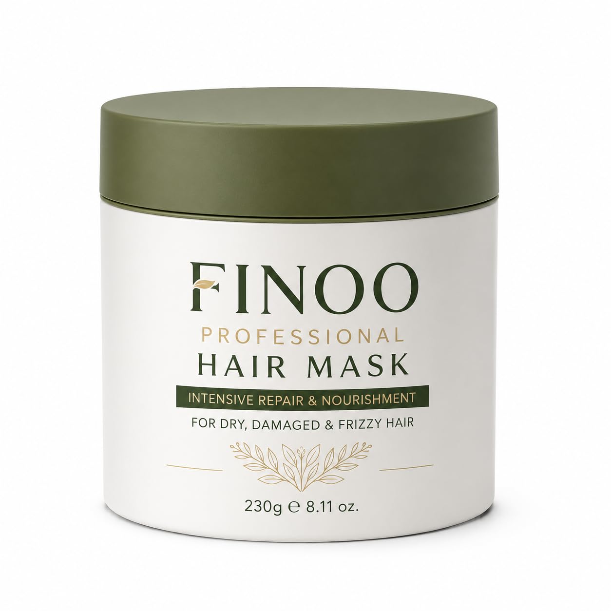 Finoo Professional Hair Mask For Dry & Damaged Hair, Intensive Deep Repair & Moisturizing Treatment, Japanese Hair Care Formula,