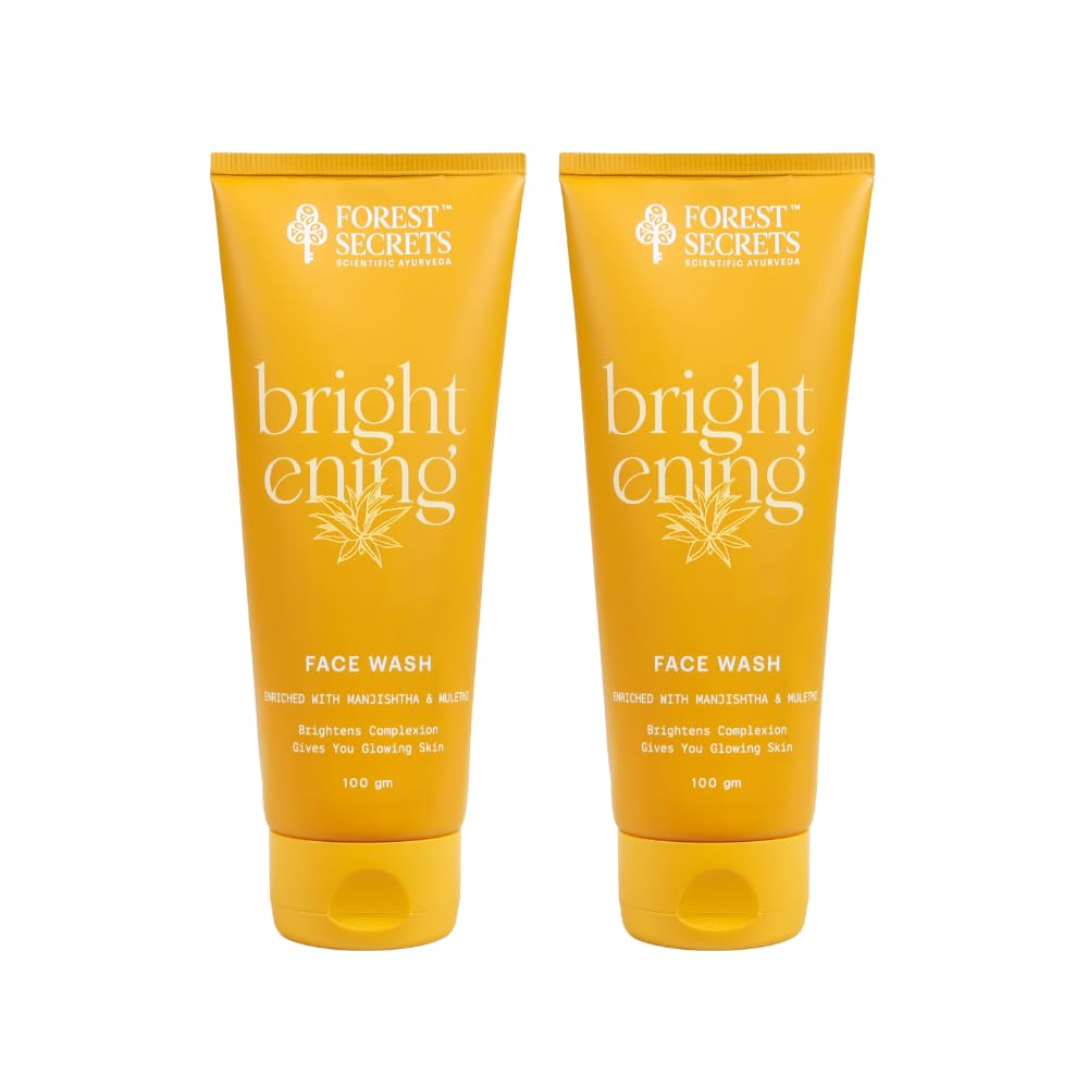 Forest Secrets Brightening Face Wash | Manjishtha & Mulethi | Brightening & Glowing Skin Face Wash | Even Skin Tone Cleanser | P