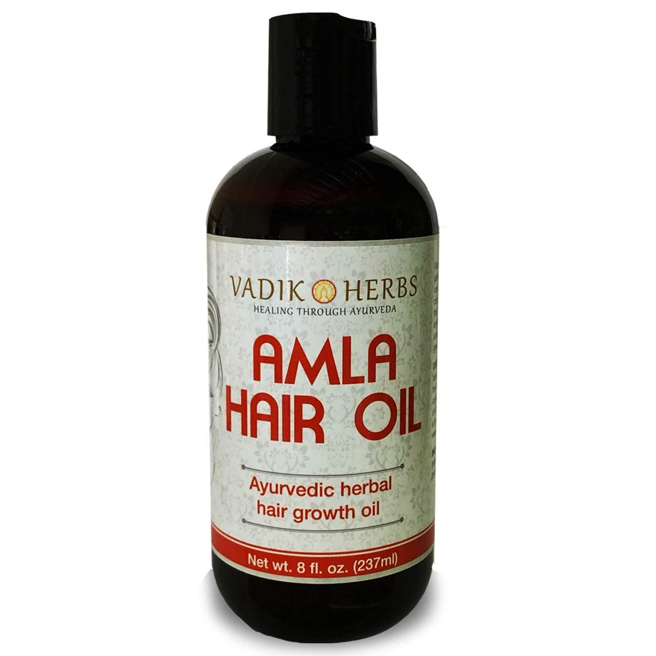 Vadik Herbs Amla Hair Oil (8 oz) Rosemary oil | Herbal scalp treatment | Great for hair loss, balding, thinning of hair, for bea