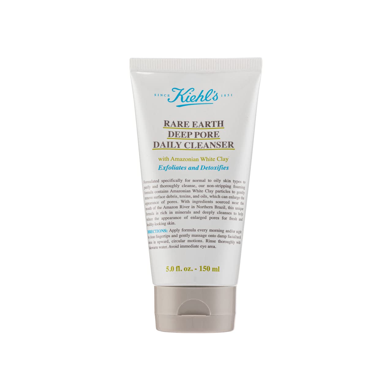 Kiehl'S Rare Earth Deep Pore Daily Cleanser For Unisex, 5 Ounce
