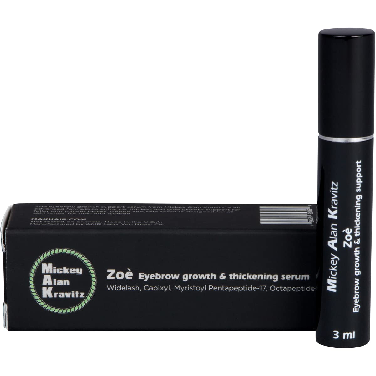 Zoe Eyebrow growth & Thickening Serum. An advanced formula to enhance, thicken and give growth support for fuller and thicker br