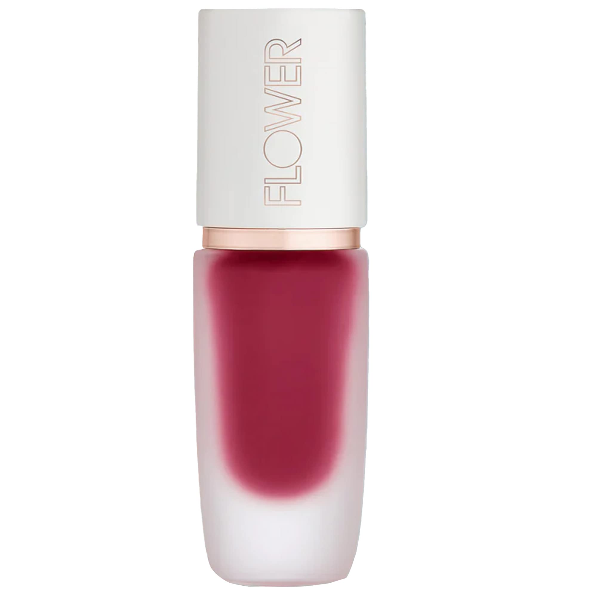 Flower Beauty By Drew Barrymore Perfect Pout Lip Color - Soft Matte Finish - Liquid Lipstick - Comfortable + Lightweight Feel (R