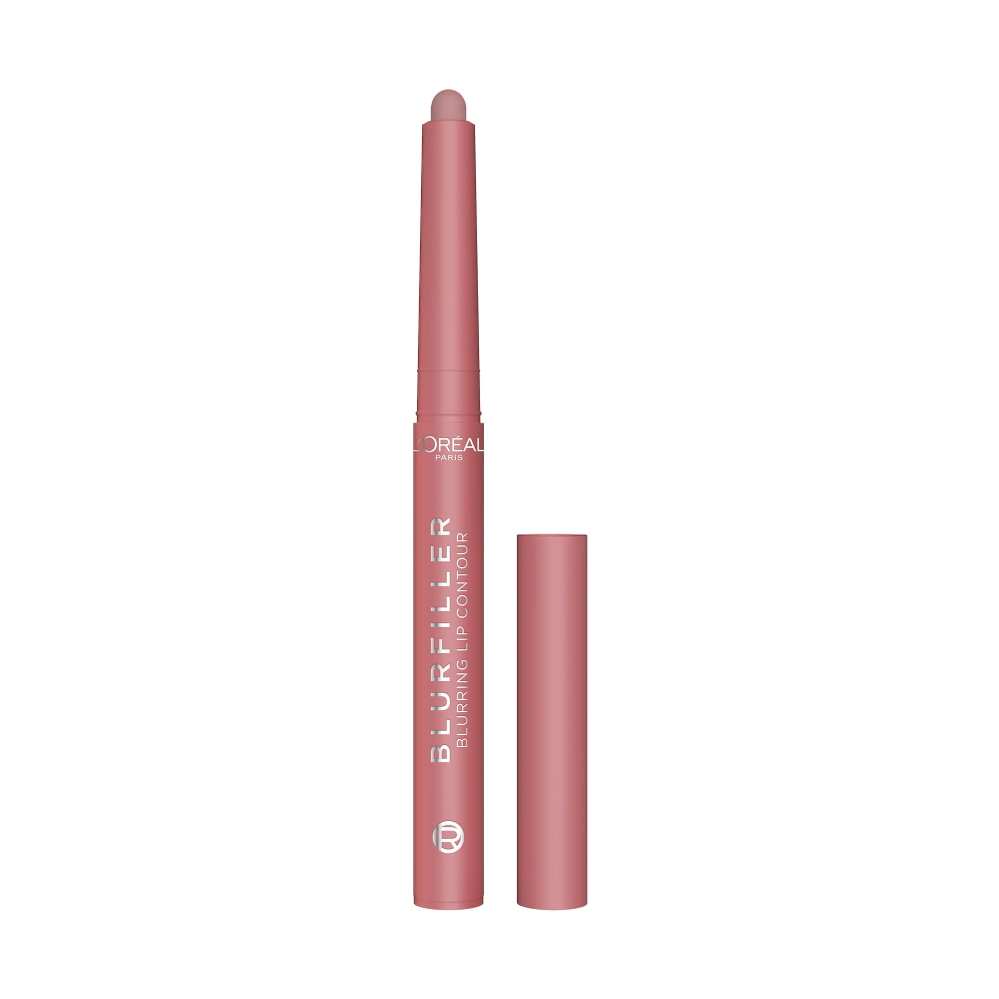 LOreal Paris Blurfiller Lip Liner, Lightweight, Buildable, and Sculpting Lip Pencil, Line, Define, and Contour for FullerLooki