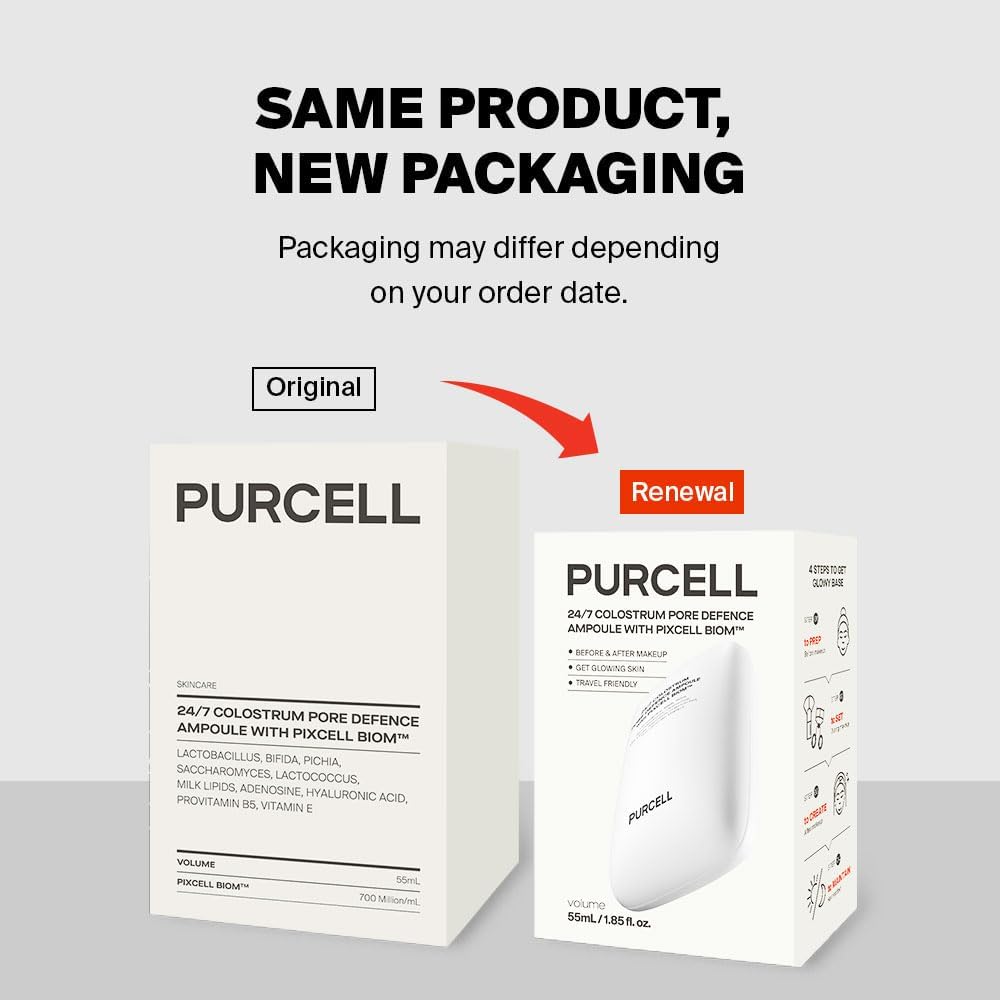 PURCELL 24/7 Colostrum Ampoule Mist - Glass skin with Long Hydration, Poreless Smooth Skin, Before & After Makeup, Hyaluronic Ac