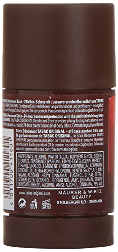 Tabac By Maurer & Wirtz, 2.2 Oz Deodorant Stick For Men