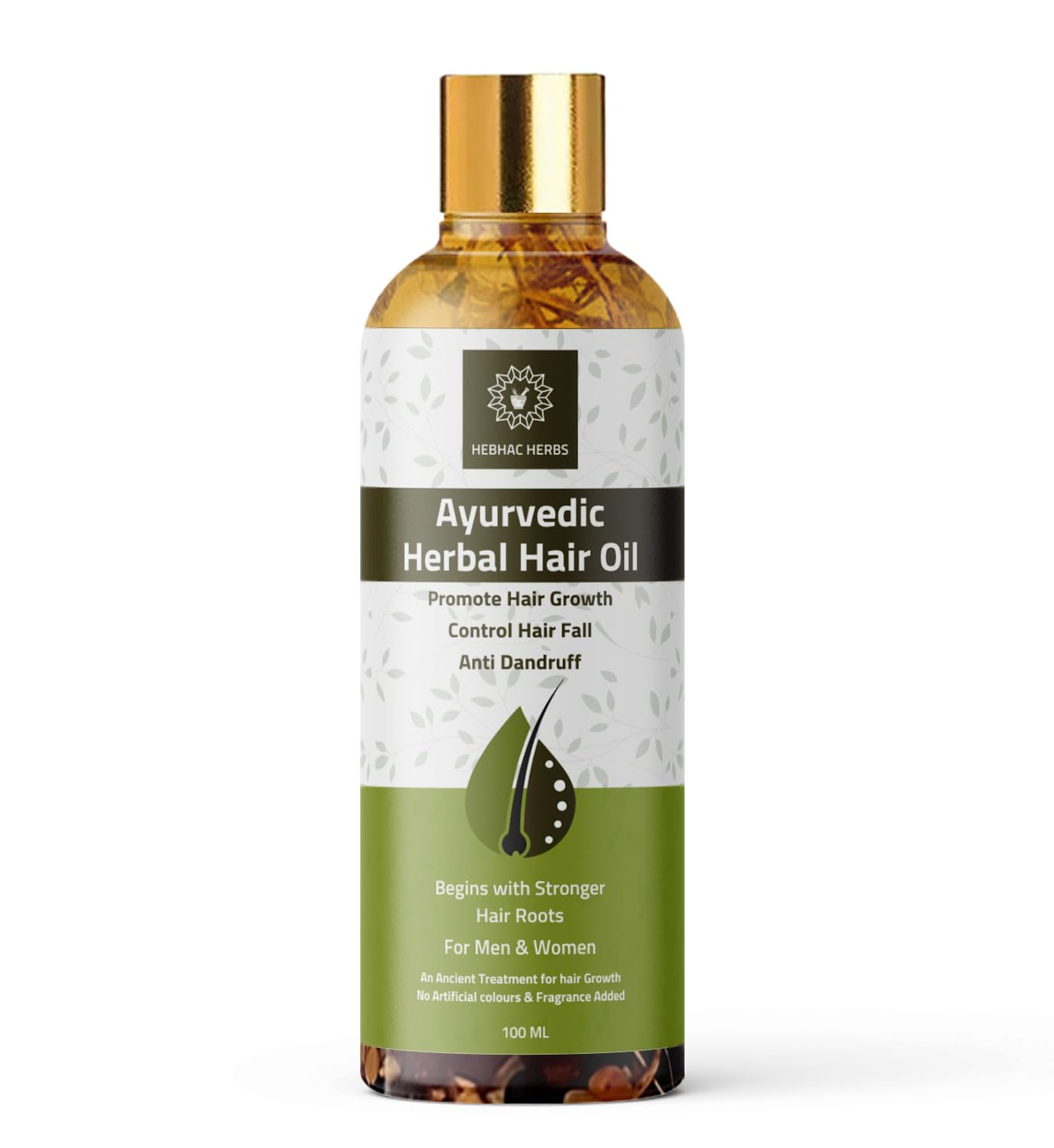 Ayurvedic Multipurpose Hair Oil  Combats Dandruff & Hair Fall with 21 Natural Indian Herbs for Men & Women (100ml)