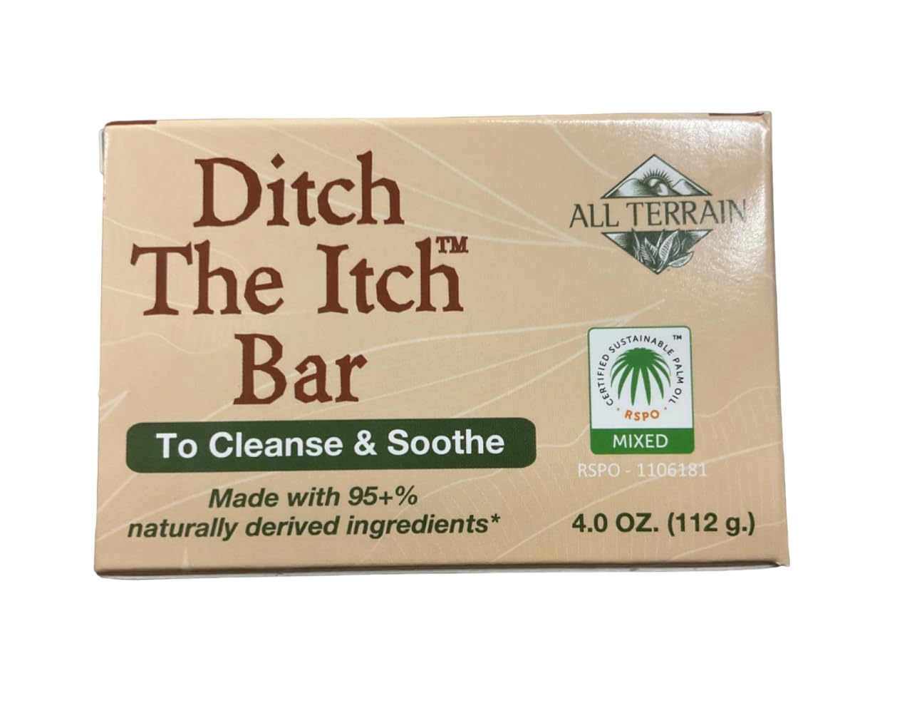 All Terrain Ditch The Itch Bar, 4 oz