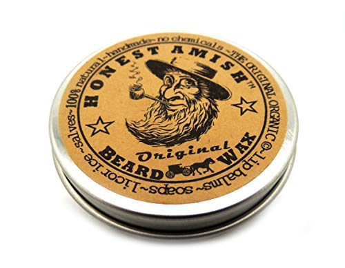Honest Amish Original Beard Wax - Made From Natural And Organic Ingredients
