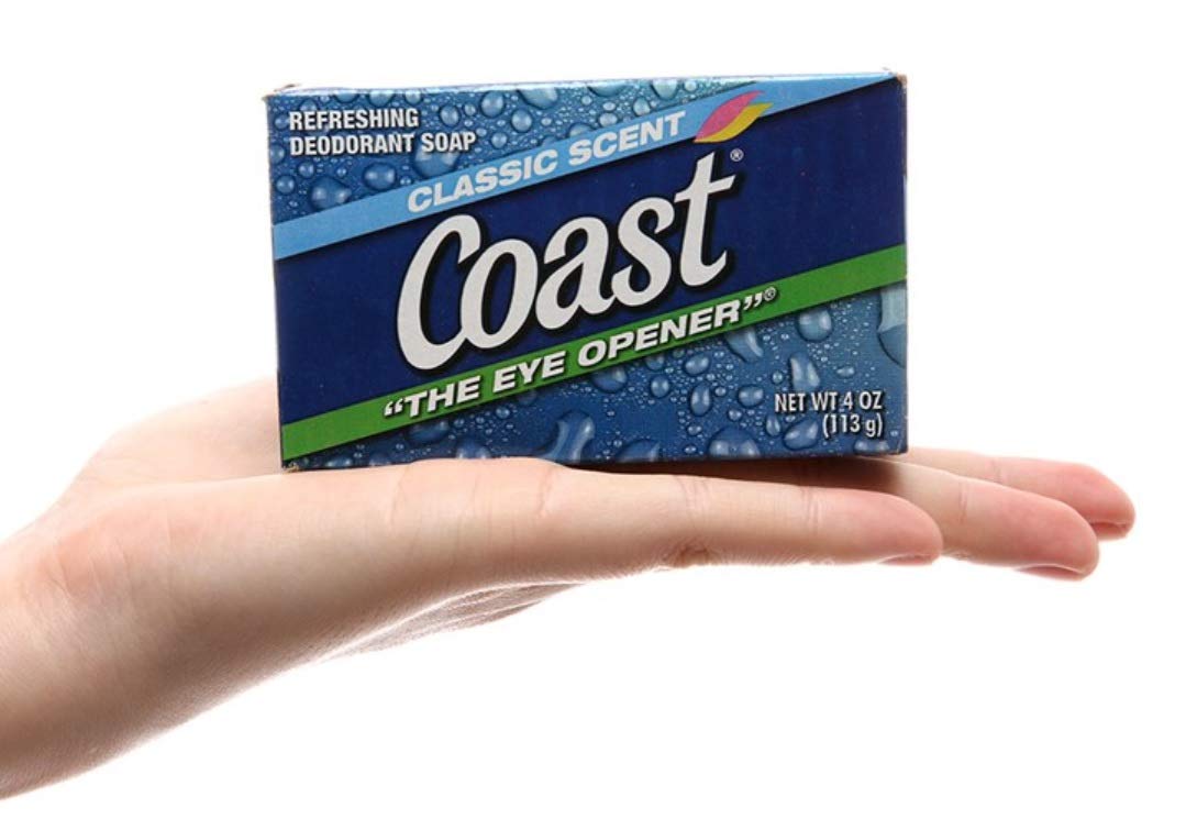 Coast Refreshing Deodorant Soap Bar - 16 Bars - Thick Rich Lather Leaves Your Body Feeling Energized And Clean - Classic Pacific
