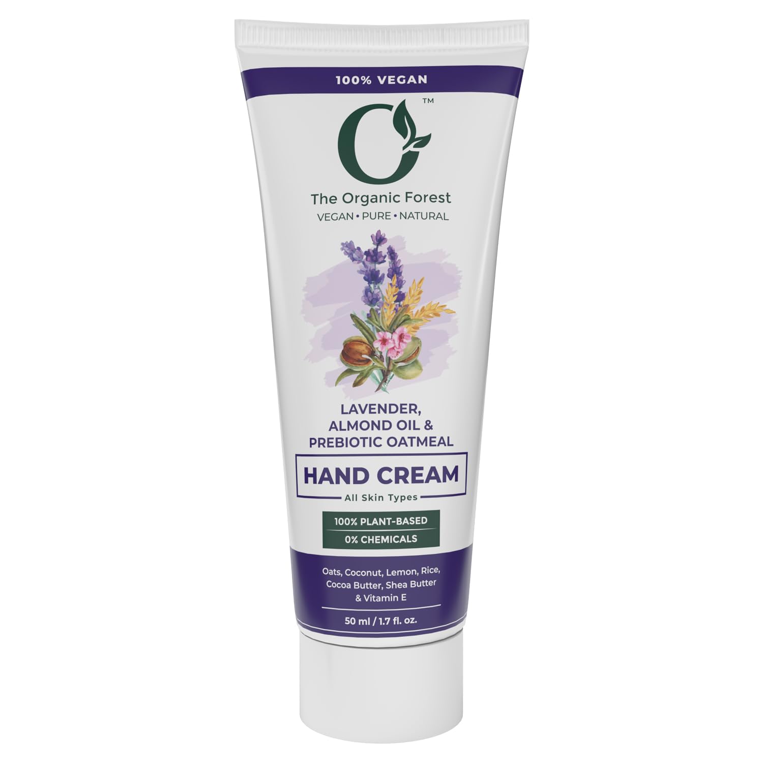 Prebiotic Oatmeal, Coca Butter & Almond Oil, Hand & Nail Cream | Shea Butter & Organic Coconut Oil make it Best Moisturizing Cre