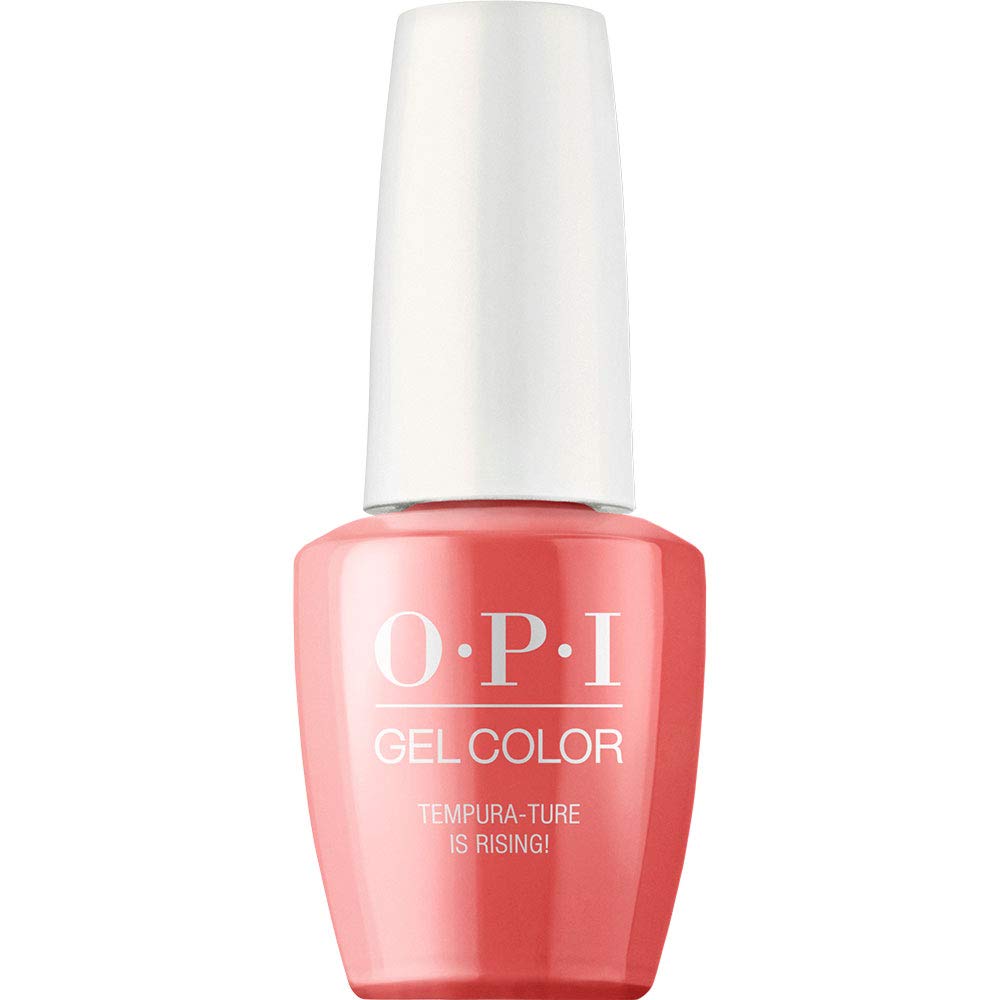 Opi Gelcolor, Tempura-Ture Is Rising, Orange Gel Nail Polish, Tokyo Collection, 05 Fl Oz