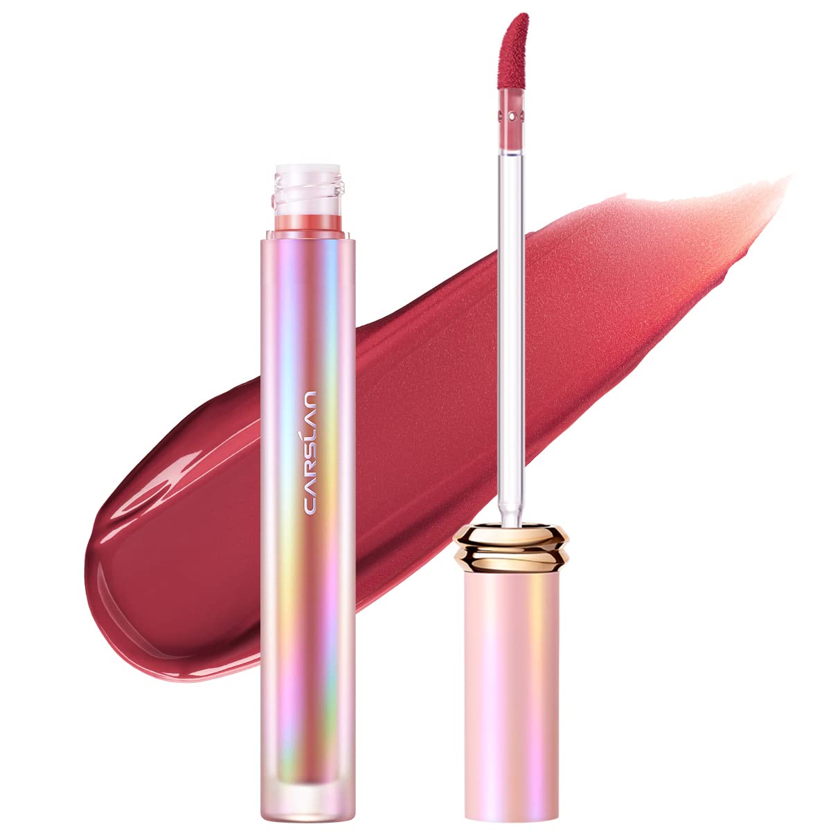 Carslan Matte Liquid Lipstick, Long Lasting Highly Pigmented Lip Color Make Up For Women, Lightweight, Smooth, Lm03