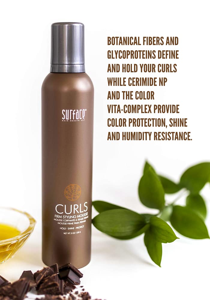 Surface Hair Curls Firm Styling Mousse, 2 Oz