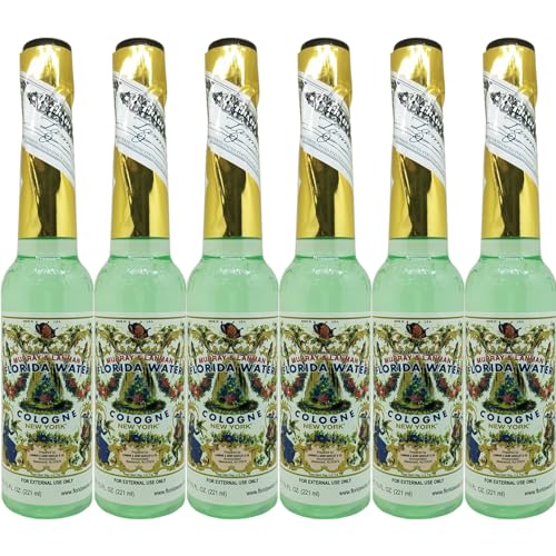 Lanman & Kemp Authentic Real Florida Water Cologne Florida Water Cologne 75 Oz - Six (6) Plastic Bottles