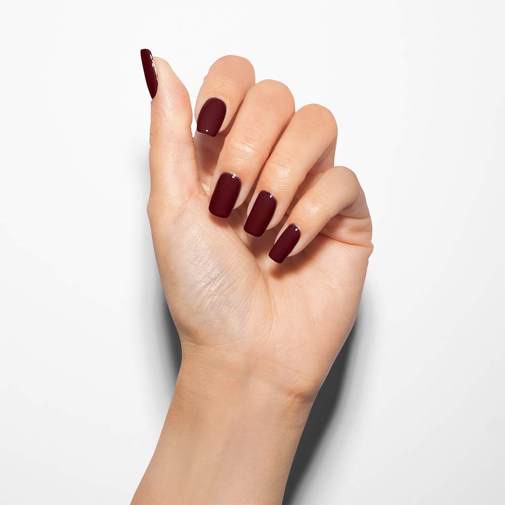Morgan Taylor Nail Lacquer (A Touch Of Sass) Dark Red Nail Polish, Finger Nail Polish, Long Lasting Nail Polish, Red Nail Lacque