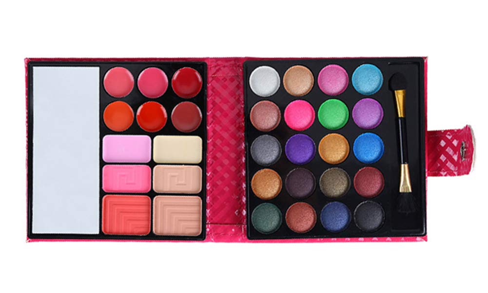 Phantomsky 32 Colors Eyeshadow Palette Makeup Contouring Kit Combination With Lipgloss, Blusher And Concealer #1 - Perfect For P