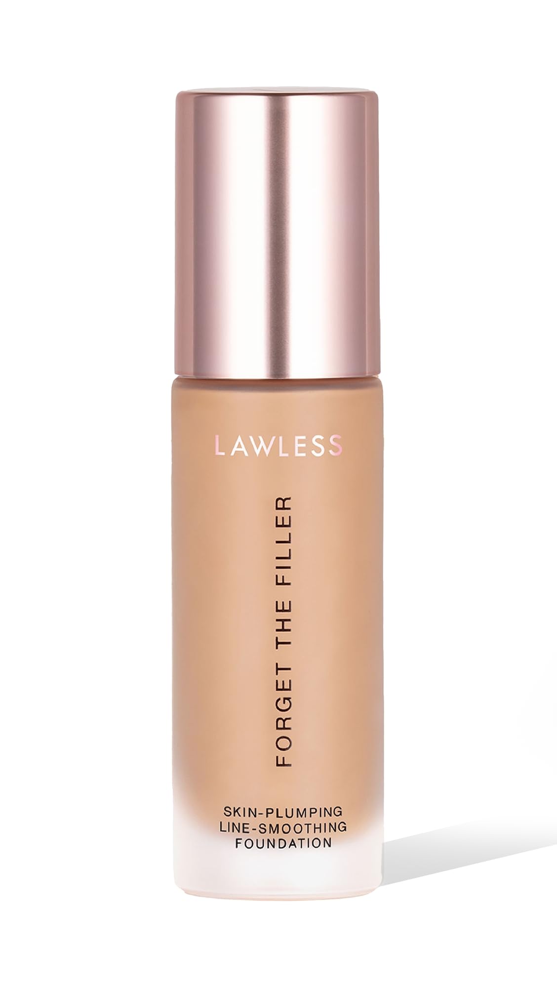 LAWLESS Women's Forget the Filler Foundation, 12m, Tan, 1.0 Ounce