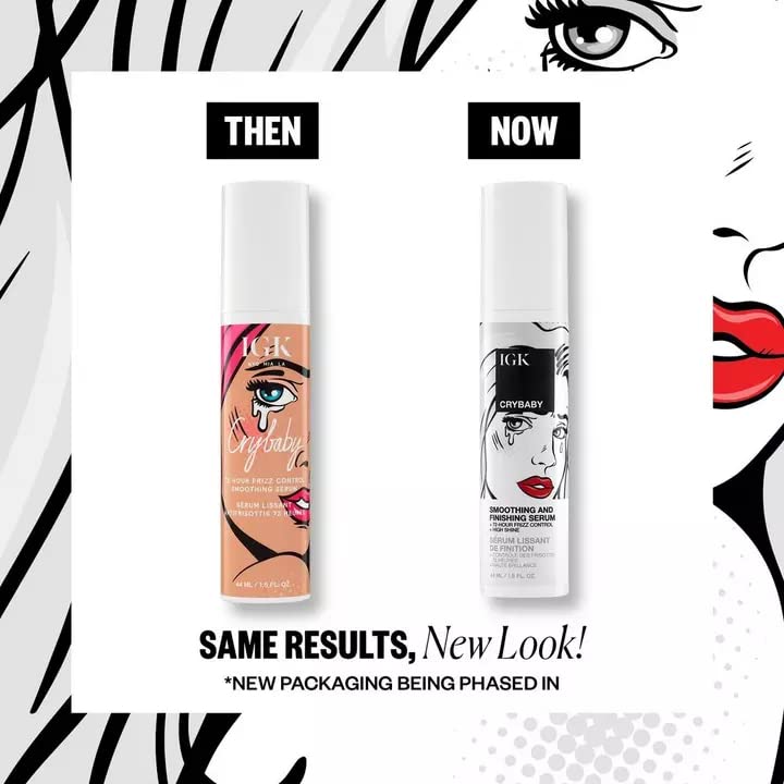 Igk Crybaby Anti-Frizz Smoothing Serum, 1.5 Fl Oz