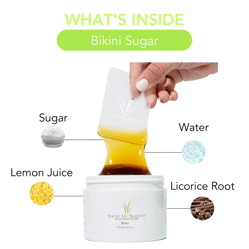 Sugar Me Smooth Bikini Hair Removal For Unisex 6.2 oz Hair Removal