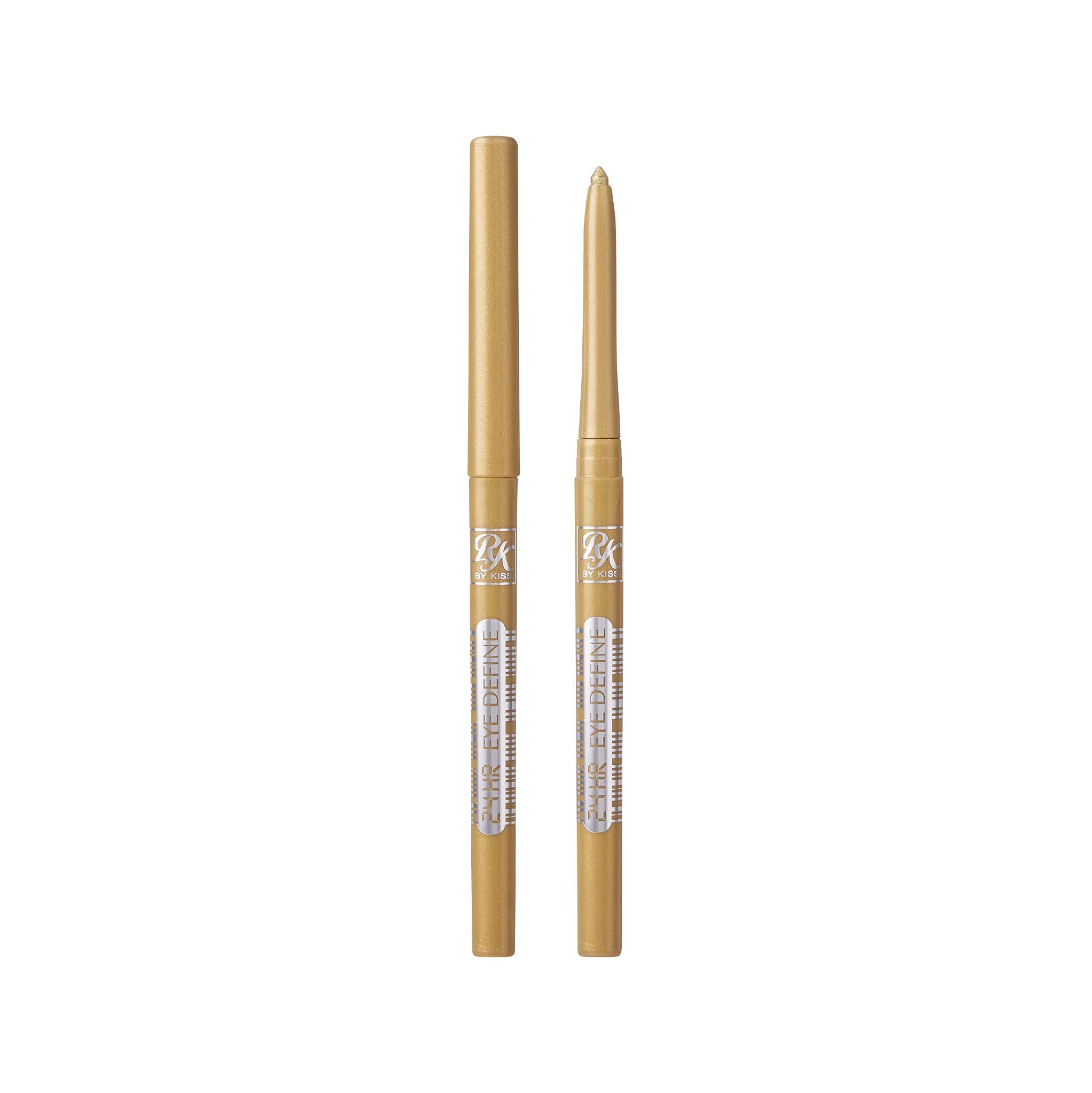 Ruby Kisses Waterproof 24Hr Eye Define Eyeliner (1 Count, Metallic Gold)