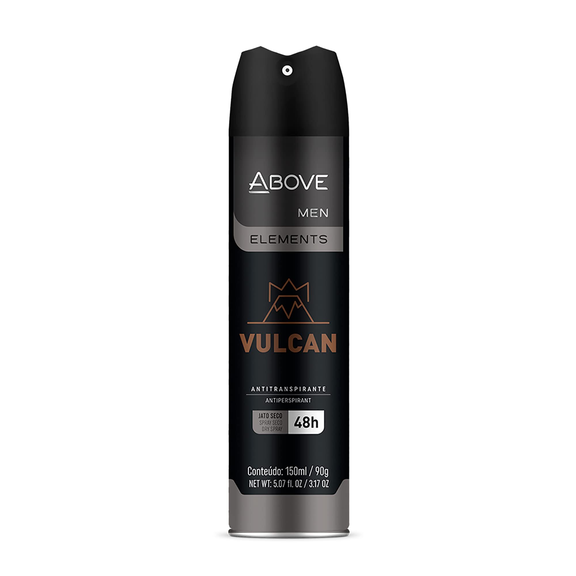 ABOVE 48 Hours Element Antiperspirant Deodorant Spray, Vulcan, 3.17 oz - Deodorant for Men - Sage, Pink Pepper, Basil Notes - Dr