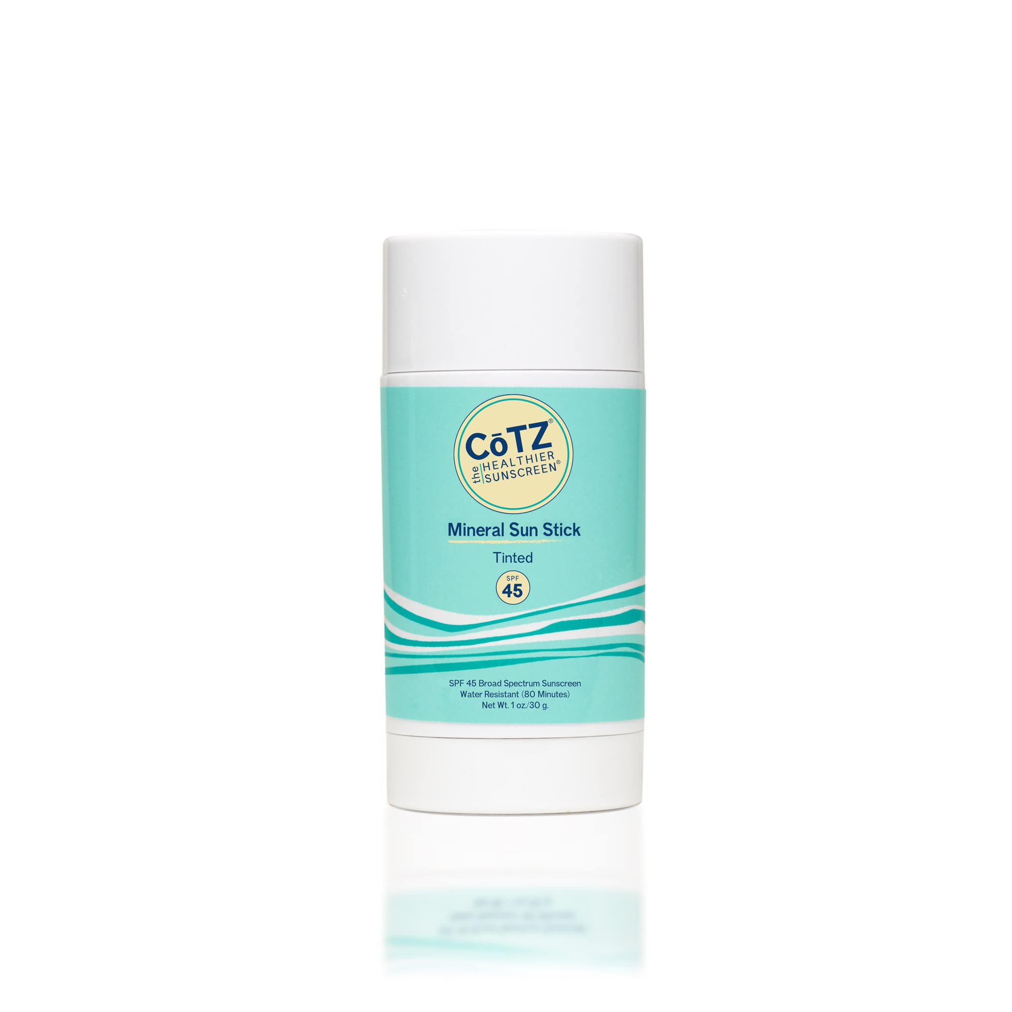 CoTZ Mineral Sunscreen Stick SPF 45 | Zinc Oxide | Water Resistant | Broad Spectrum Sunscreen | Invisible to Sheer Finish | Easy