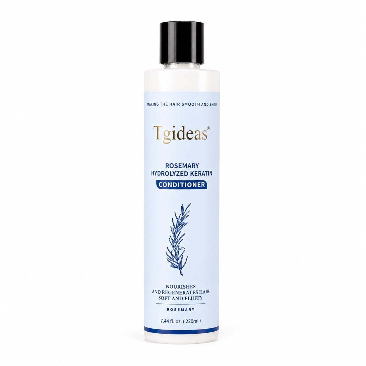 Tgideas Rosemary Keratin Conditioner, Hydrating Detangling Care, 7.4 Fl Oz