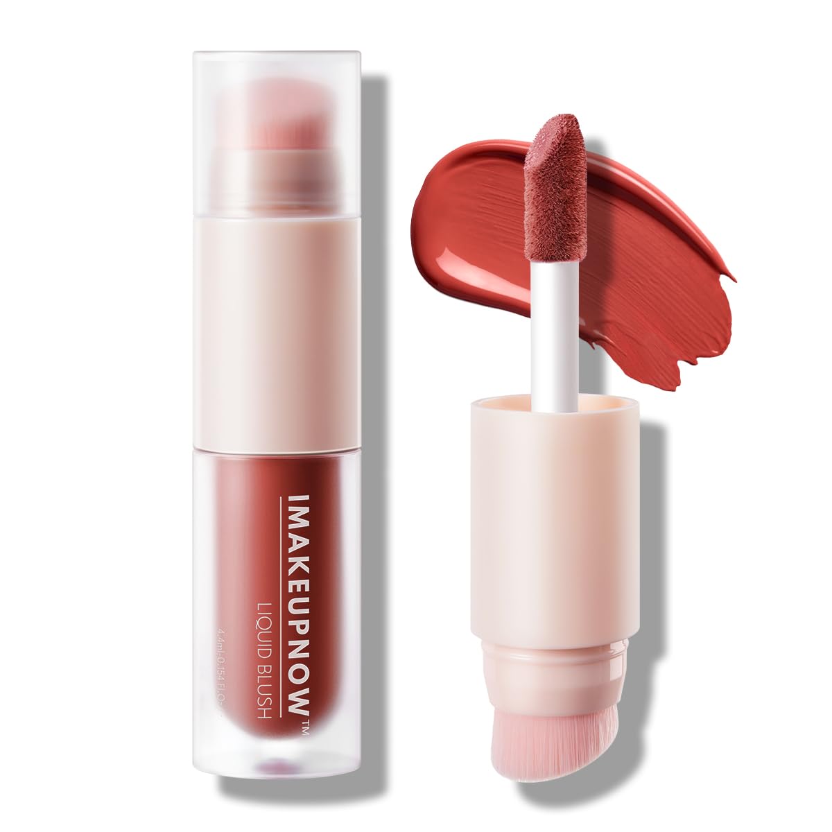 imakeupnow Liquid Blush Stick for Cheeks Natural Matte Finish Blush Make Up, High Pigment Blush Stick Long-lasting Dewy Cheek Ti