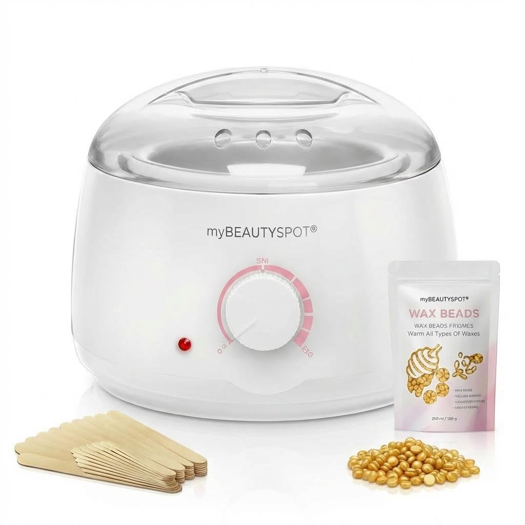 My Beauty Spot Wax Warmer for Hair Removal Kit  Electric Wax Machine for Women at Home  Full Body Bikini Brazilian  Includes 