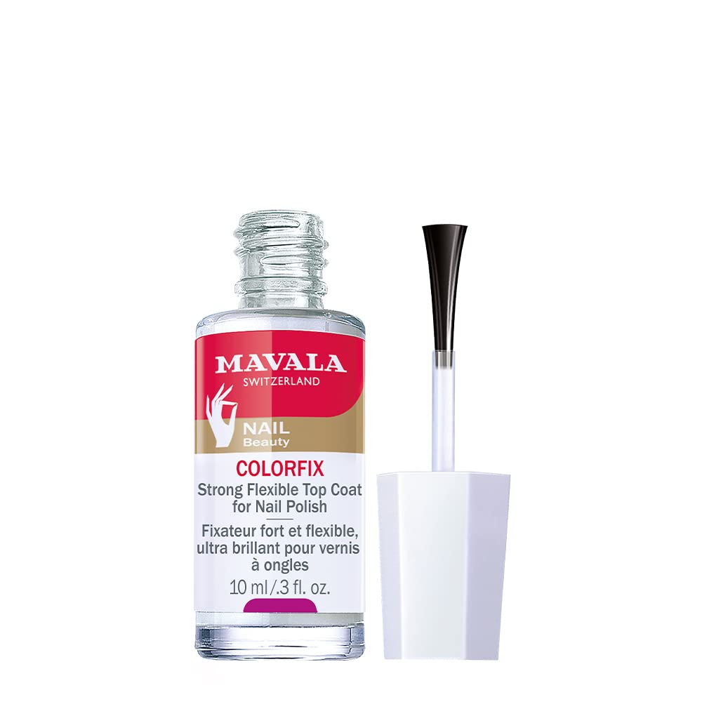 MAVALA Colorfix | Strong Flexible Top Coat for Nails | Make Manicures Last Longer | Drys Hard | Combat Chipping and Flaking | Br