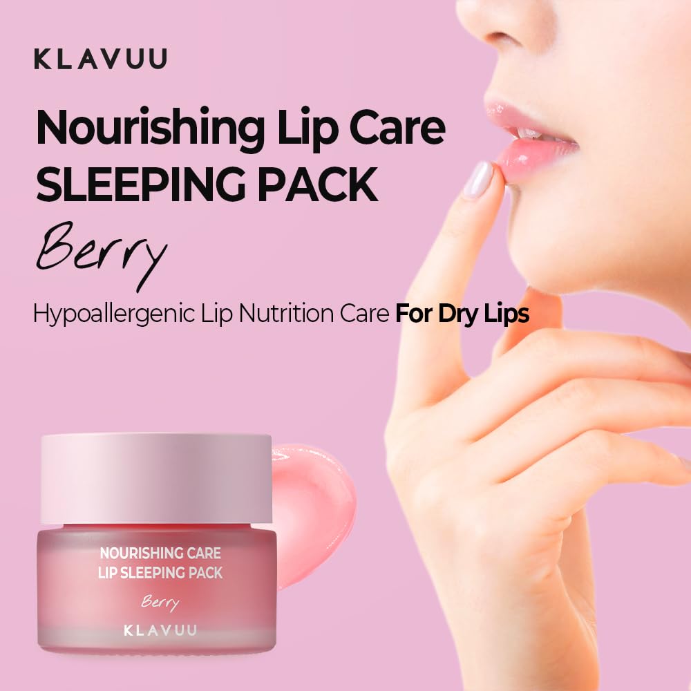 Klavuu Nourishing Care Lip Sleeping Pack (Vanila & Coconut & Berry)
