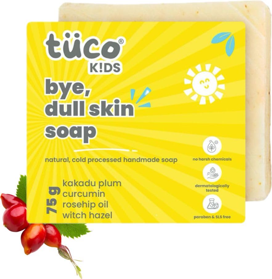 Tuco Dull Skin Soap (60 Gm X 2), Lotion (100 Ml) & Sunscreen (50 Gm) - Ultimate Kiddy Dull Skin Kit, Safe For Kids, Paraben Free
