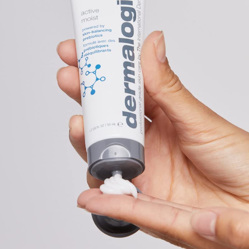 Dermalogica Active Moist Face Moisturizer, Oil-Free Lightweight Daily Hydrating Lotion, Helps Improve Skin Texture And Combat Su