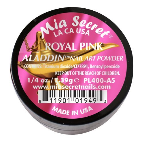 Mia Secret Proferssional Acrylic Powder  Aladdin Collection 1/4oz Jar (Pick your Color) (Royal Pink)