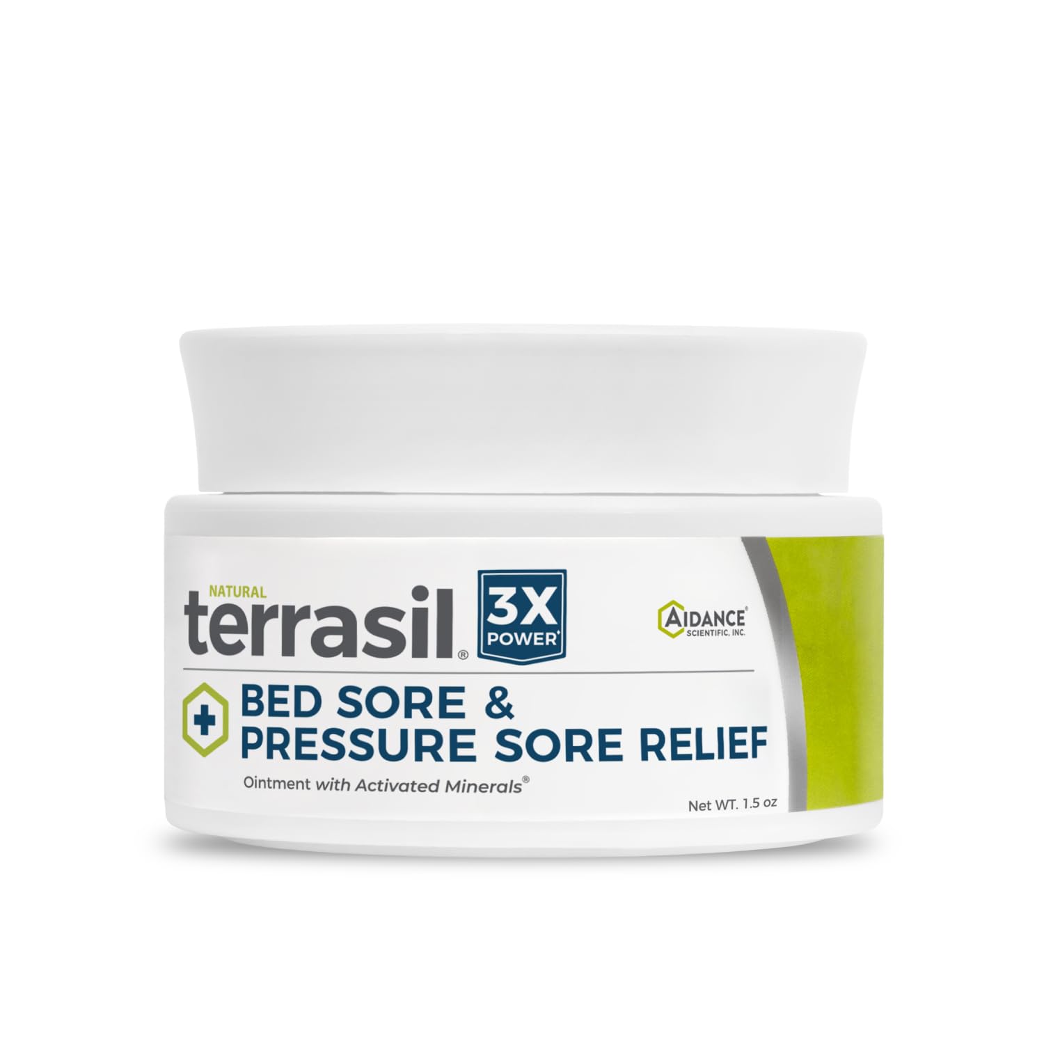 terrasil Bed Sores Treatment Cream & Pressure Sores Cream - Natural Ingredients for Healing of Bedsores, Ulcers & Wounds, 3X Act