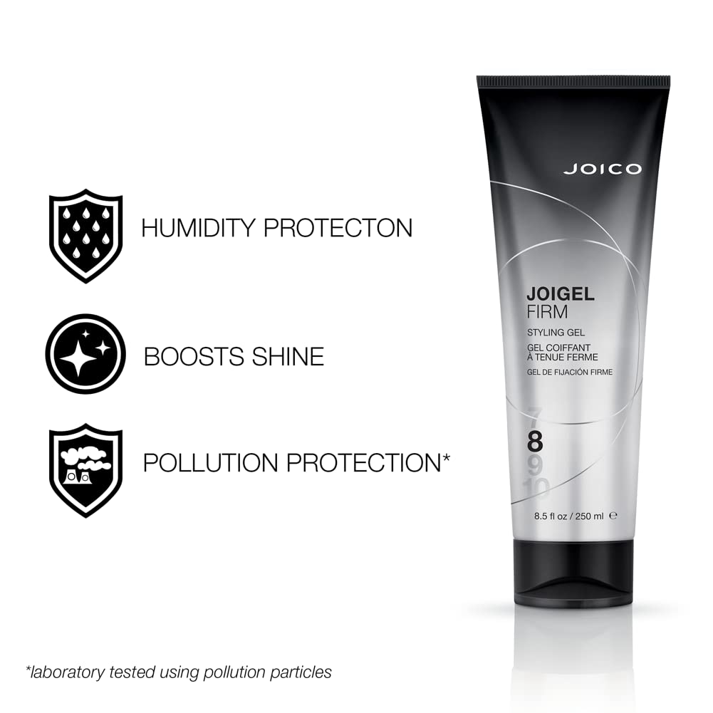 Joico Joigel Firm Styling Gel | For Most Hair Types | Add Body And Volume | Lock In Moisture & Boost Shine | Thermal Heat & Humi