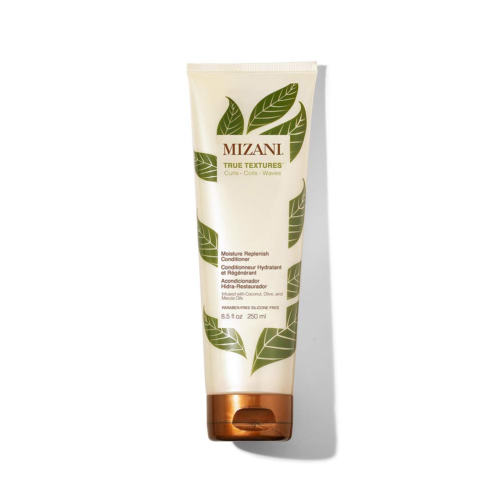 Mizani True Textures Moisture Replenish Conditioner | With Coconut Oil | Silicone & ParabenFree | For Curly Hair | 8.5 Fl. Oz.