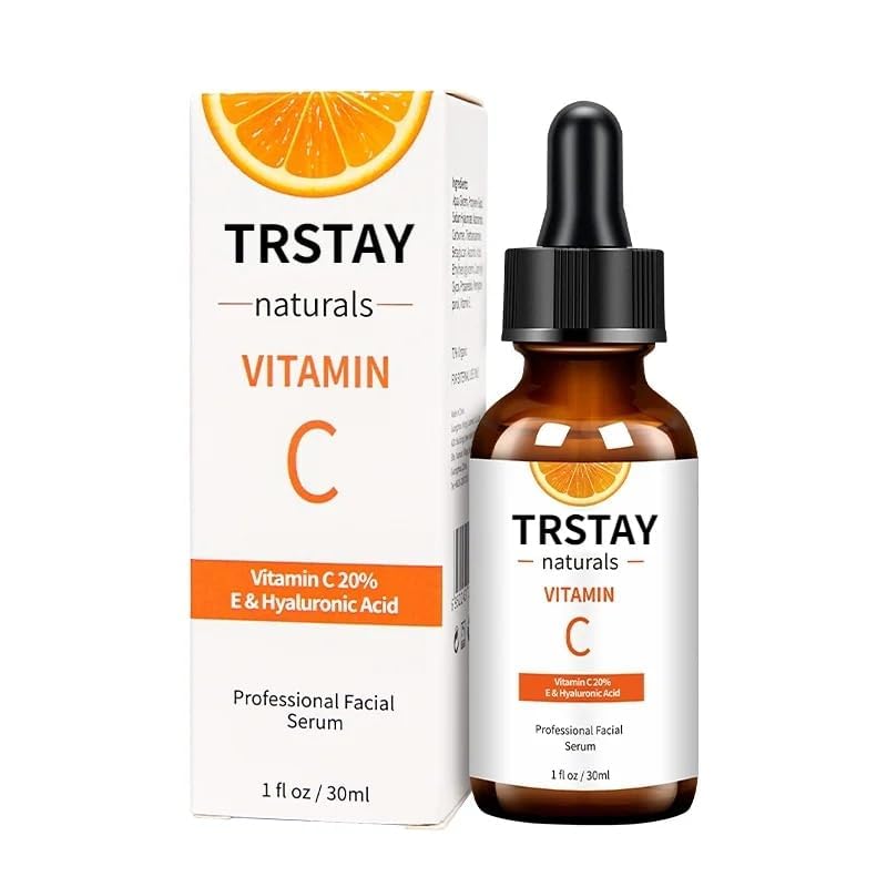 Detailr Vitamin C Face Serum With Hyaluronic Acid & Vitamin E 30Ml | Reduces Dark Spots, Fine Lines, Wrinkles & Promotes Glowing