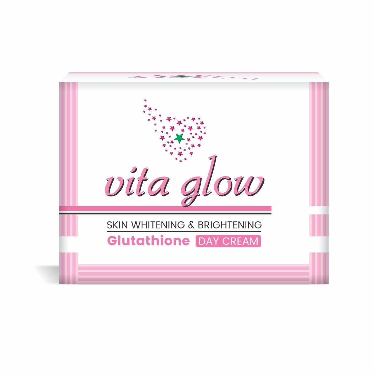Vita Glow Glutathione Skin Whitening & Brightening Day Cream, 30G, Face Moisturizer For Dark Spots, Uneven Tone & Pigmentation
