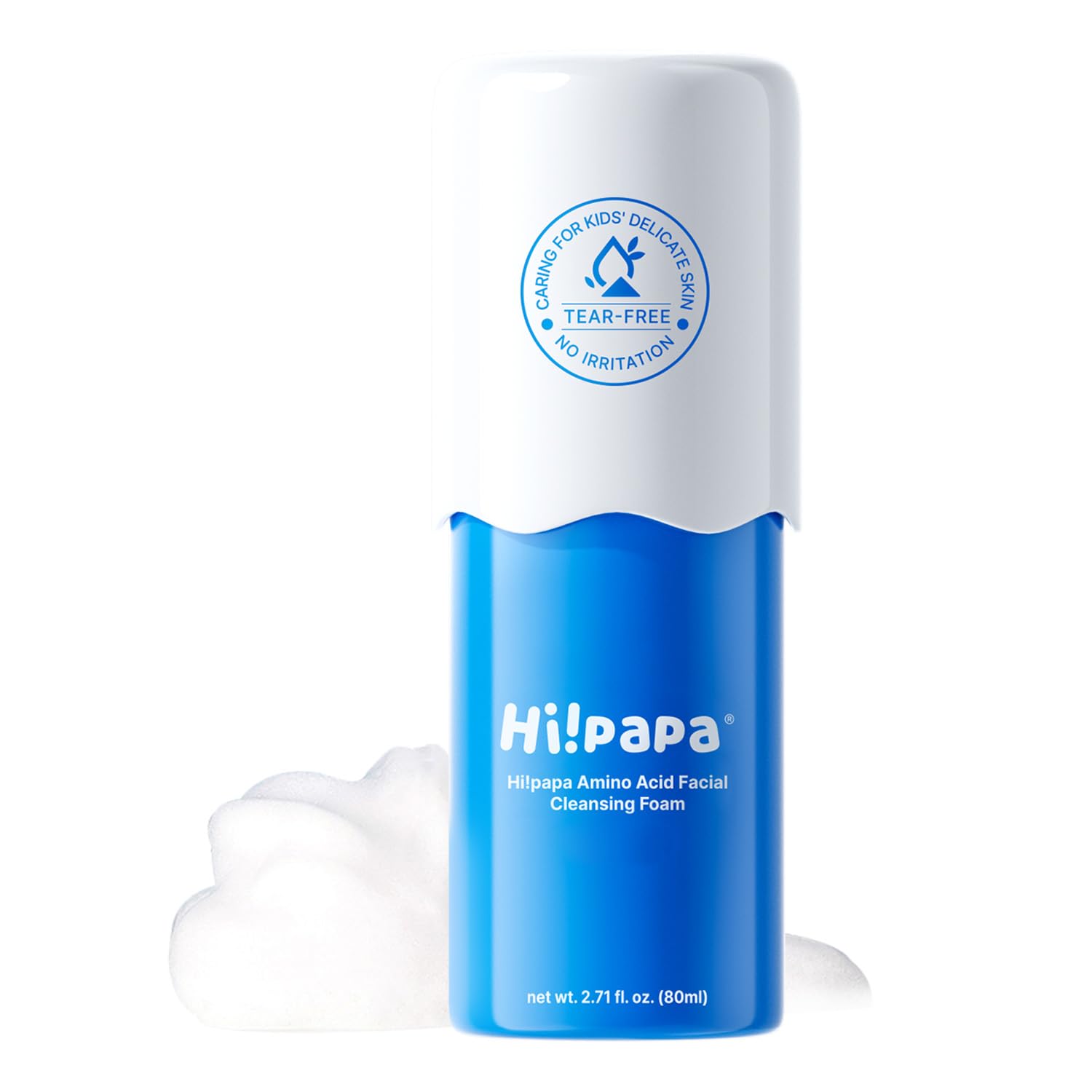HI!PAPA Kids & Teens Face Wash, Gentle Foaming Cleanser, 2.71 fl oz