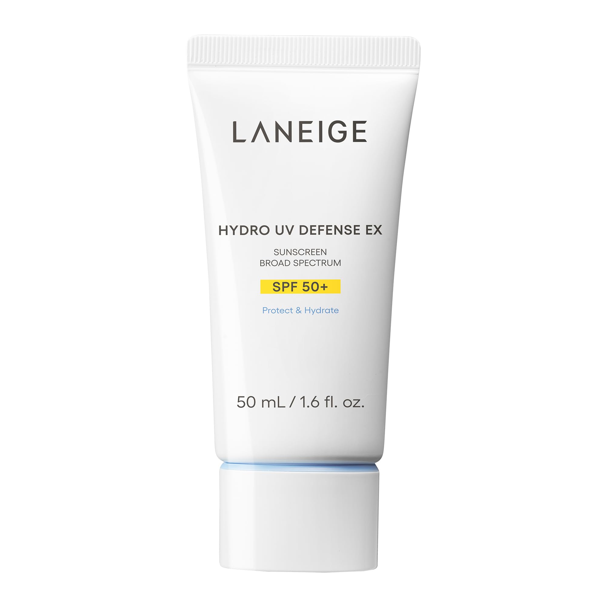 Laneige Hydro Uv Defense Sunscreen Broad Spectrum Spf 50+: Korean Sunscreen, No White Cast, Dermatologically Tested, Hypoallerge