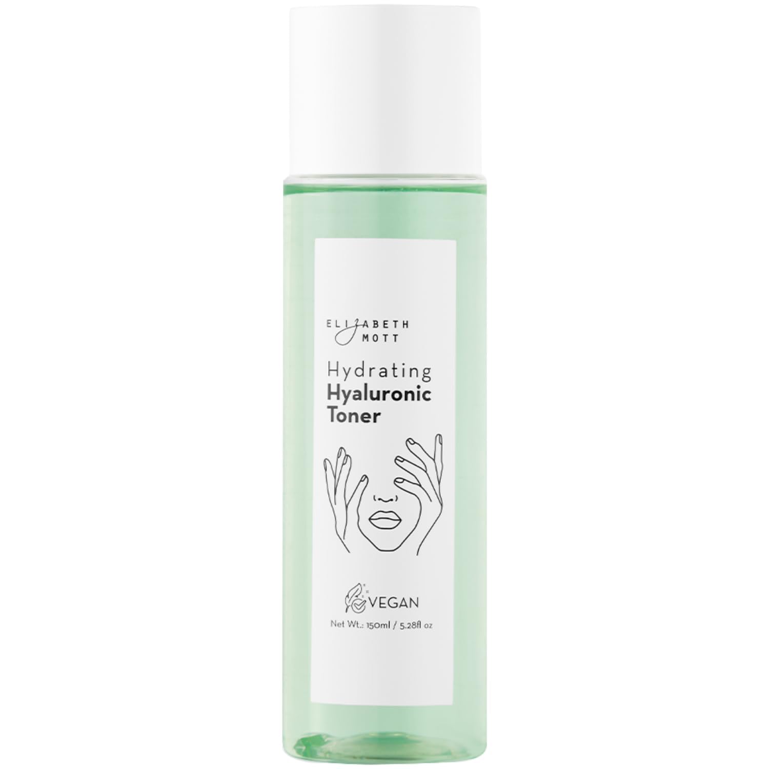 Elizabeth Mott Hyaluronic Acid Face Toner - Korean Skincare Glow Essence With Antoxyl-S - Hydrating For Dry Skin - Cruelty-Free
